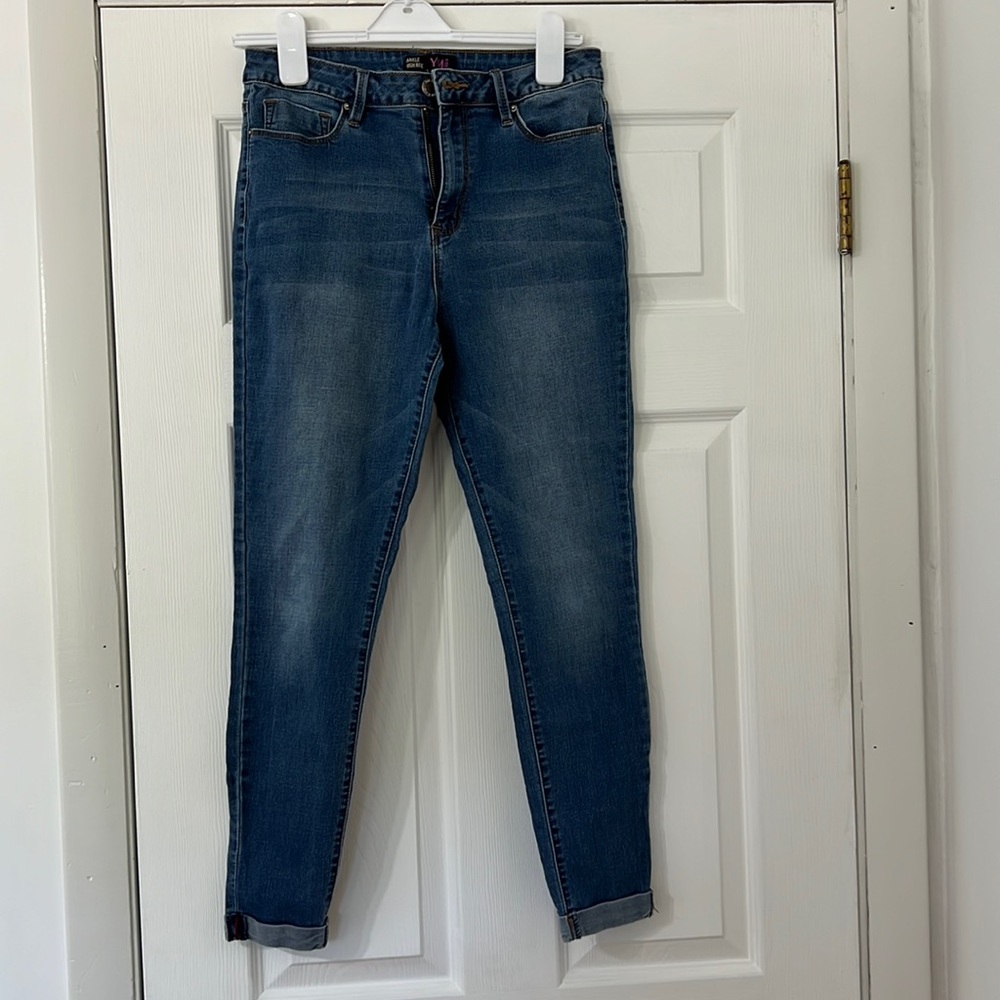Ankle high rise stretch jean